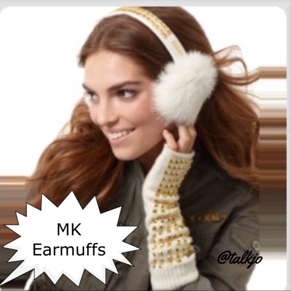 Sold. MK earmuffs (faux fur)